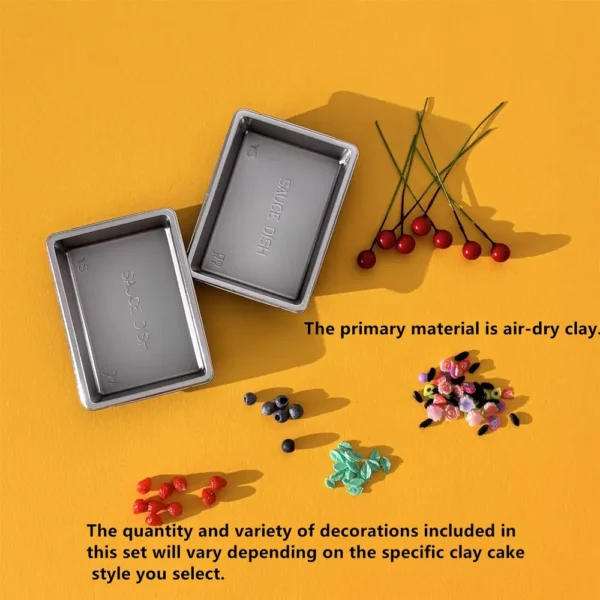 5 DIY Miniature Chocolate Fruit Cake Kit for Beginners