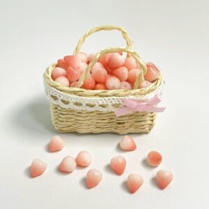 Handmade Miniature Pink Strawberries