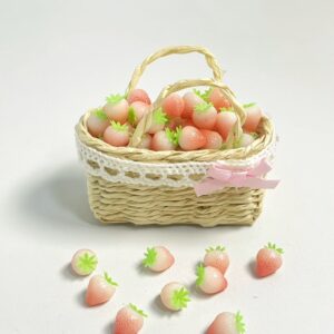 1783850403682--2145570139 Handmade Miniature Pink Strawberries with Leaves