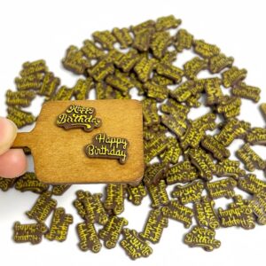 1783850432833--1907754355 Handmade Miniature Happy Birthday Chocolate Plaques