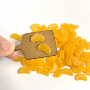Handmade Miniature Orange Slices for Cake Decoration