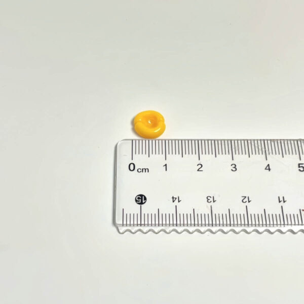 Miniature yellow peach (1) Handmade Miniature Yellow Peach