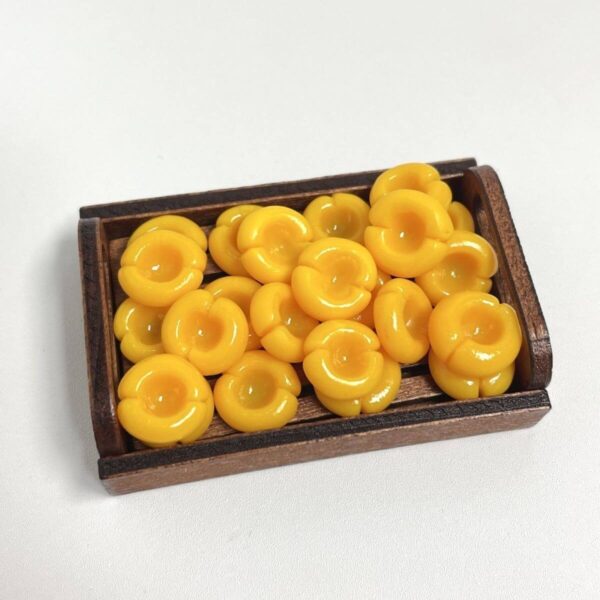 Miniature yellow peach (2) Handmade Miniature Yellow Peach
