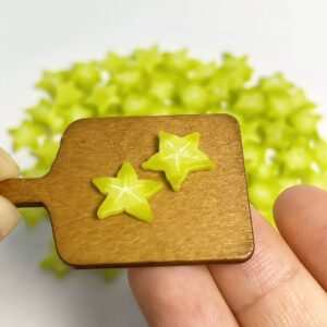 Handmade Miniature Starfruit Slices